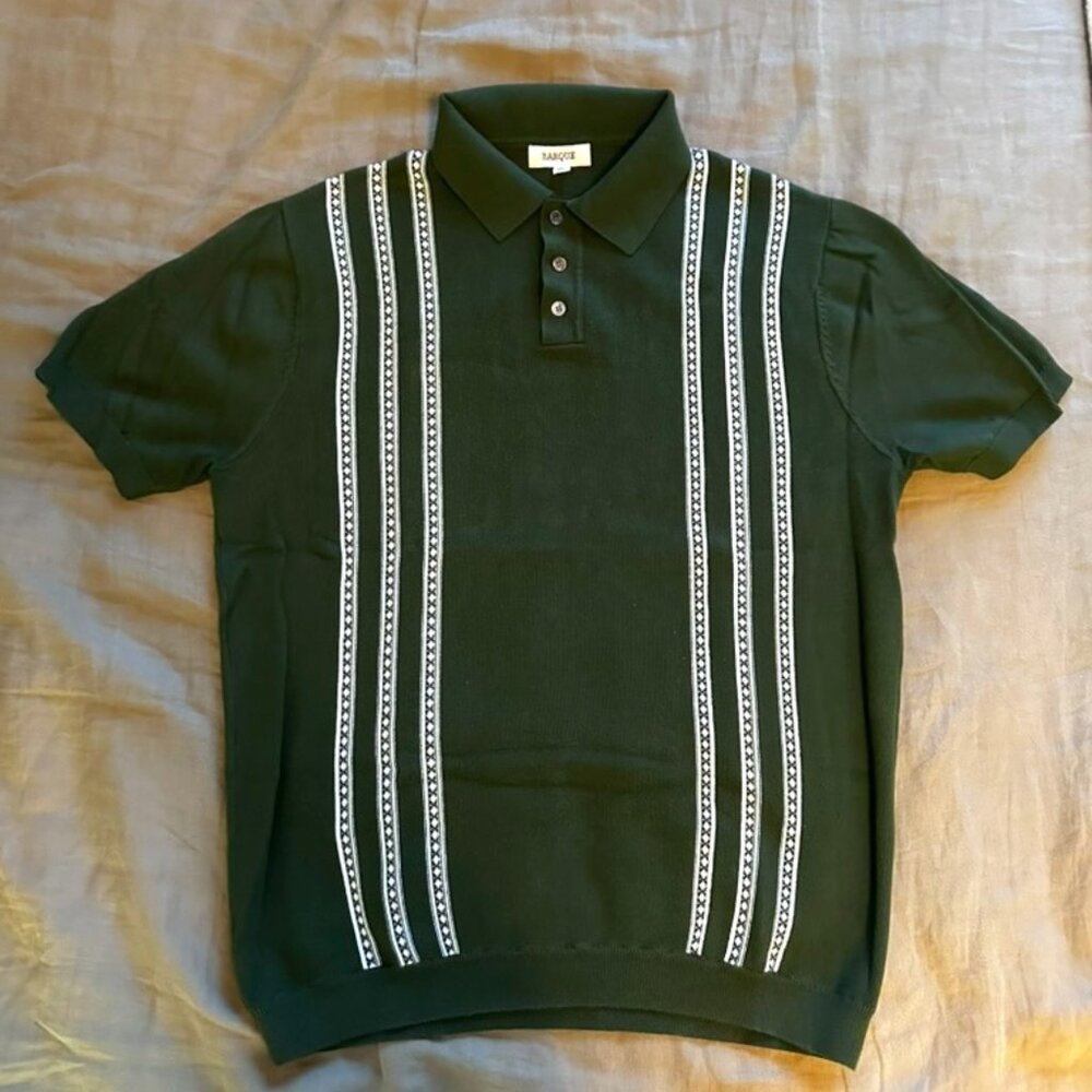 Barque Vintage Jacquard Knit Polo